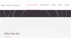 Desktop Screenshot of cuginosmenu.com
